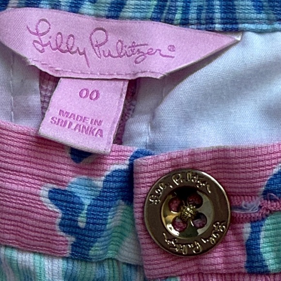 Lilly Pulitzer Adie Shorts in Capri Pink Samba Size 00 - Picture 3 of 10